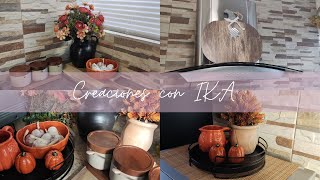 Decoración de cocina pequeña para este otoño 🍂 [upl. by Aihsiek]