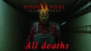 Winnie the Pooh blood and honey 2 all death [upl. by Greenwald]