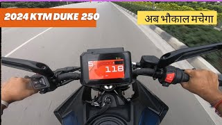 2024 KTM Duke 250 Ride Review  TFT amp DRLs updated [upl. by Tirzah]