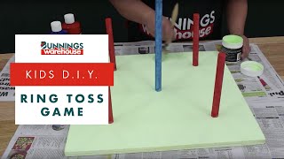 How To Make A Ring Toss Game  DIY At Bunnings [upl. by Neiluj]