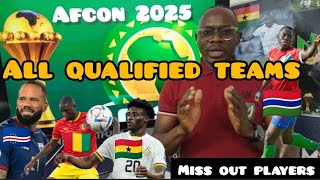 All Afcon 2025 Qualified Teams And Everything You Need To Know [upl. by Htaek]