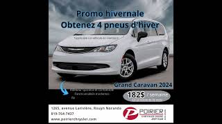 Grand Caravan 2024  4 pneus dhiver [upl. by Sisson]