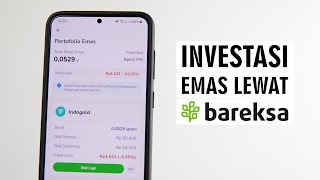 Cara Jual Beli Emas Di Aplikasi Bareksa  Investasi Emas Bareksa [upl. by Haily]