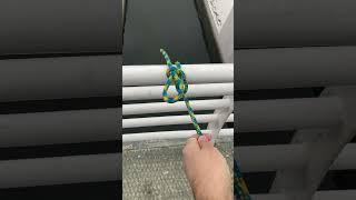 Quick Release Knot Easy Unraveling Technique knottying [upl. by Sulokcin]