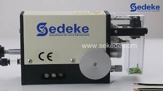 Sedeke Unistrip 2016 Pneumatic Wire Stripping Machine [upl. by Ees]