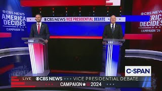 CBS News Vice Presidential Debate Simulcast [upl. by Oirasor347]