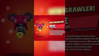 MOE NEW BRAWLER 1900 CREDITS🔥 brawlstars brawlstarsboxopening brawlstarsupdate [upl. by Agnella]