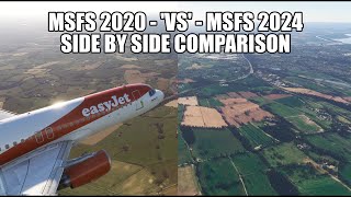 MSFS 2024 vs MSFS 2020  Which Looks Better  Side by Side Comparison [upl. by Enomyar666]