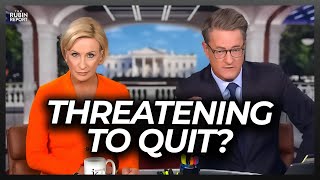 MSNBC Hosts Are Fuming amp Threaten to Quit Over This [upl. by Ynnal]