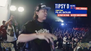 Tipsy D All 3 Rounds vs Batang Rebelde  Unibersikulo 12 [upl. by Fletcher911]