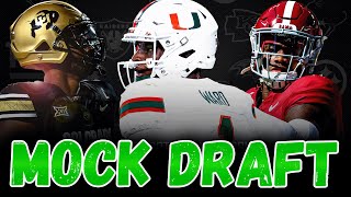 IMPRESSIVE 2025 NFL Mock Draft  Mock The Mock [upl. by Bettine]