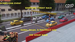 🔴 BANDUNG STREET RACE KHUSUS SEDAN COUPE amp HATCHBACK  Roblox Car Driving Indonesia [upl. by Etnohc637]