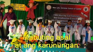 Pangako Kindergarten Graduation Song with lyrics [upl. by Merritt]