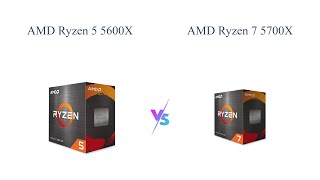 AMD Ryzen 5 5600X vs Ryzen 7 5700X 🔥 Which is Best for Gaming [upl. by Hayman]