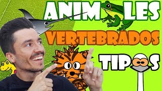 Los ANIMALES VERTEBRADOS para niños de primaria [upl. by Ollehcram478]