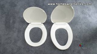 How to Fix a Toilet  Toilet Seat Replacement [upl. by Anisor]