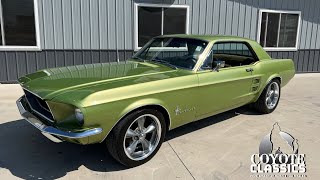 Fast 1967 Mustang Coupe SOLD at Coyote Classics [upl. by Aramoy583]