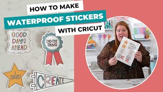 How To Make Waterproof Stickers with Cricut [upl. by Inaflahk]