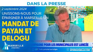 Unissonsnous pour épargner à Marseille un nouveau mandat de Payan  Stéphane Ravier [upl. by Peirsen]