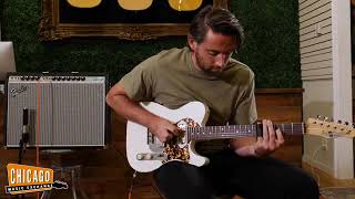 Waterslide Guitars TStyle Coodercaster Mojo Lap SteelGold Foil Pickups CME Demo wNathaniel Murphy [upl. by Seaddon]