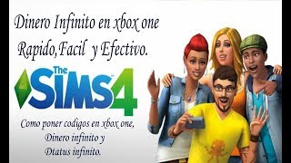 The Sims 4 XBOX ONE Truco dinero infinito stats infinito como poner los codigos [upl. by Angel]