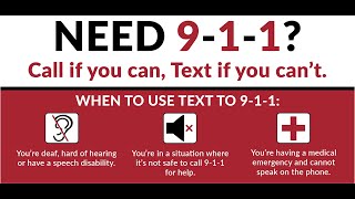 Text to 911 Now Available in Humboldt County [upl. by Tillo]