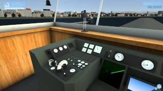 Schiff Simulator 2012 Binnenschifffahrt Gameplay Deutsch HD [upl. by Mackler]