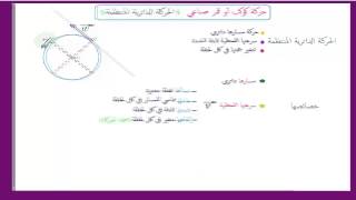 1حركة كوكب أو قمر إصطناعي  الحركة الدائرية المنتظمة [upl. by Yhcir335]