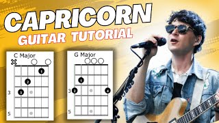 Capricorn Vampire Weekend Guitar Tutorial [upl. by Ayotnom]