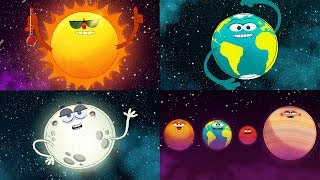 StoryBots Outer Space  Planets Sun Moon Earth and Stars  Solar System Super Song  Fun Learning [upl. by Belding543]