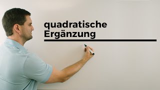 Quadratische Ergänzung Ausklammern aber Zahl ohne X quotmitschleppenquot  Mathe by Daniel Jung [upl. by Carie]