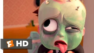 The Boss Baby 2017  Baby Vomit Fountain Scene 710  Movieclips [upl. by Pirri]