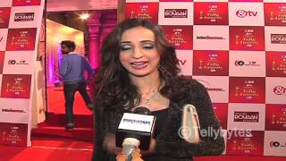 Sanaya Irani at 14th ITA Red Carpet  Sanaya Irani elated with the response to Iss Pyar Ko Kya Naam [upl. by Winnick]