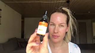 How to use vitamin c serum with derma roller  NEUTRIHERBS [upl. by Kamal858]