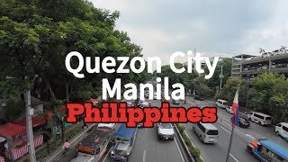 Walking Tour in Quezon City The Largest City in Manila Quezon City Metro Manila Philippines [upl. by Lalaj888]