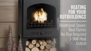 BIOETHANOL STOVES FOR HEATING YOUR OUTBUILDINGS [upl. by Tteve]