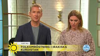 quotEn historisk dag för kurdernaquot  Nyhetsmorgon TV4 [upl. by Kared716]