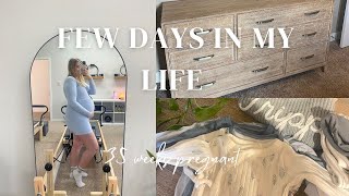 vlog final sonogram dresser is in starting to finish nursery [upl. by Sobmalarah]