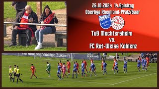 Oberliga TuS Mechtersheim vs FC RotWeiss Koblenz [upl. by Girvin]