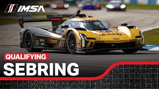 2024 Mobil 1 Twelve Hours of Sebring  Qualifying  WeatherTech SportsCar Championship  Sebring FL [upl. by Ahsemik]