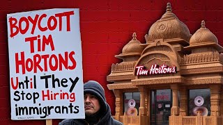 BOYCOTT TIM HORTONS TRENDS After Girl FIRED For Questioning Indian Manager on DISCRIMINATORY HIRING [upl. by Meilen832]