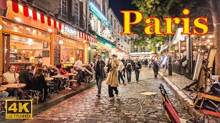 Paris France 🇫🇷  Night Walk in Paris 2024  4K HDR walking Tour  Paris 4K  A Walk In Paris [upl. by Shanleigh]