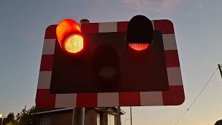 double stay antrim station level crossing co antrim 18924 [upl. by Nomal]