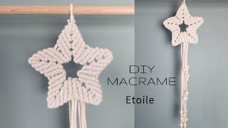 DIY MACRAME  Etoile de noël Christmas Star [upl. by Australia262]