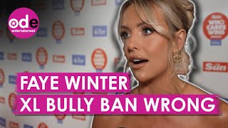 Love Islands Faye Winter XL Bully Dog Ban is Wrong [upl. by Seavir638]