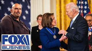 YOU GOT WHAT YOU WANTED Sen Fetterman sounds off on Pelosi for blaming Biden [upl. by Moguel948]