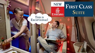 NEW Emirates First Class Suite 2024  Geneva to Brisbane 4K [upl. by Eelibuj929]