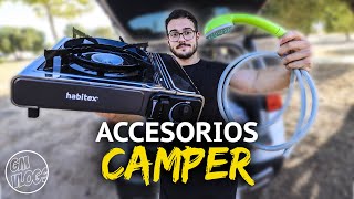 🛒Accesorios IMPRESCINDIBLES para VIAJAR en coche CAMPER  Productos ÚTILES BUENOS BARATOS de AMAZON [upl. by Annekim523]