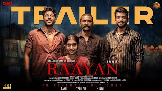 RAAYAN  Official Trailer D50  Dhanush  SJ Suryah Ar Rahman Sun Pictures d50 dhanush [upl. by Xyno750]