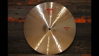 Paiste 16quot 2002 Crash Cymbal  1102g [upl. by Namra]